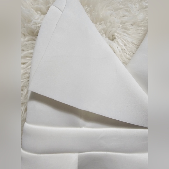 White Scuba Material dress - Picture 3 of 10